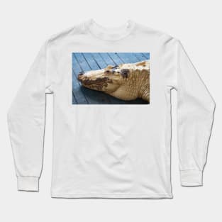 Big Albino Alligator Long Sleeve T-Shirt